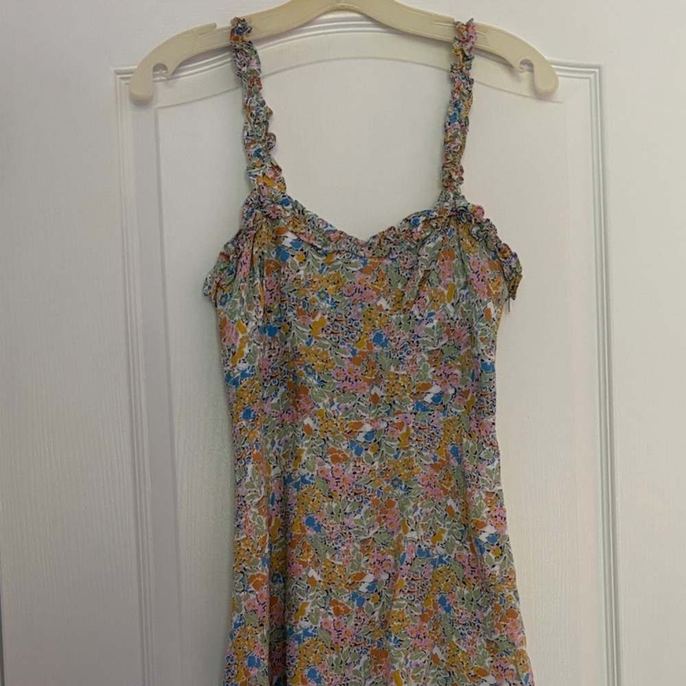 Zara Floral Mini Dress - Multicolor XS